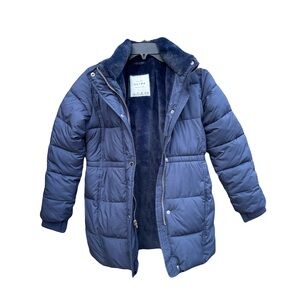Kids Abercrombie Blue Puffer Jacket